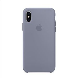 Apple iPhone X / XS Silicone Case - Lavender Grey